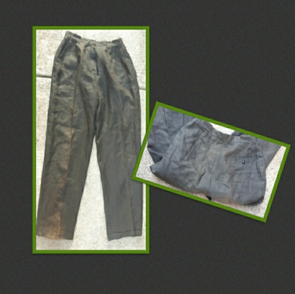 VINTAGE SPITALNICK LINEN SLACKS SMALL